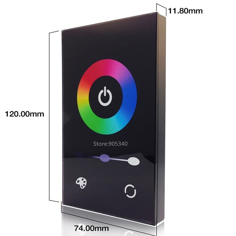 TM08U DC12-24V 3 Channel Low-voltage Touch Panel Full-color Controller TM08U DC12-24V 3 Channel Low-voltage Touch Panel Full-color Controller